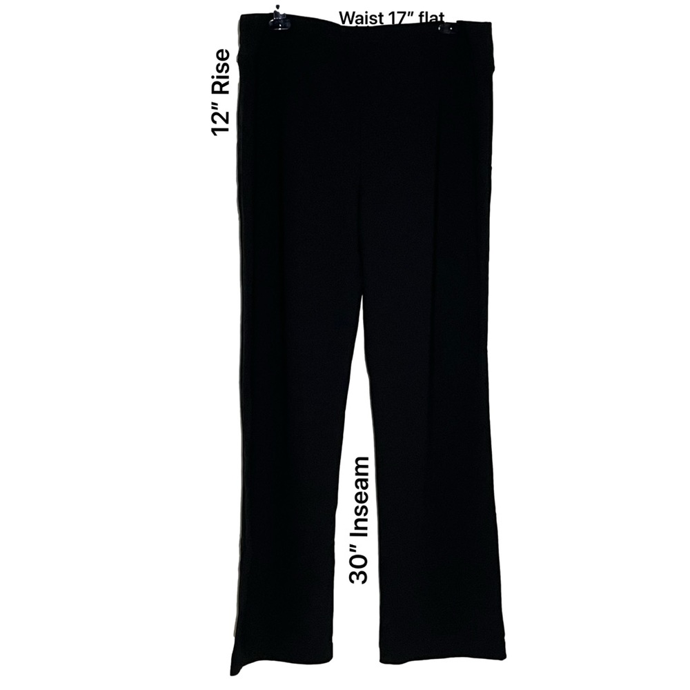 Boston Proper Beyond Travel High-Rise pants, Women’s L, in Black.